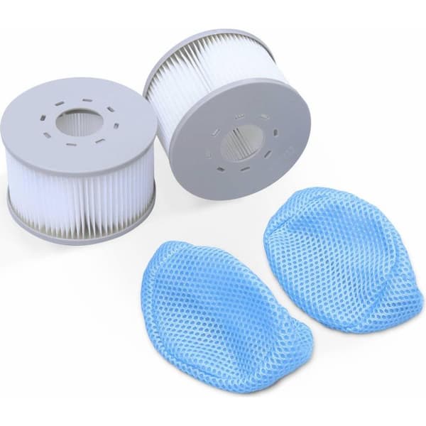 Filter Cartridge 90 Pleats and Mesh Cover - 2-Pack - B0303548/B0303605/B0303604 White
