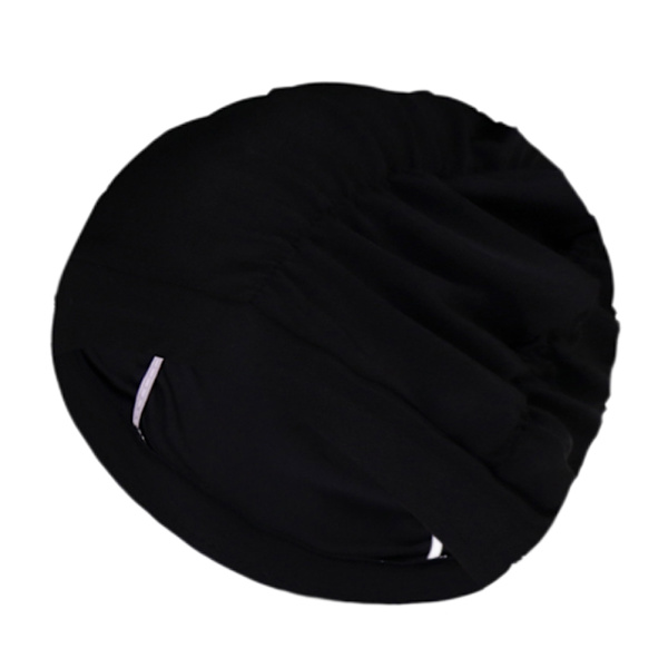 2 st Badmössor i Polyester, Plisserad, Stor, för Simning, Bad, Män och Kvinnor, Långt och Kort Hår