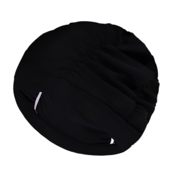 2 stk Svømmehette i Polyester med Plissering, Stor Svømmehette for Menn og Kvinner, Langt og Kort Hår