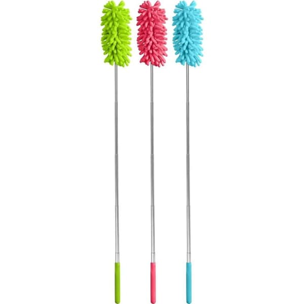 Teleskooppinen pölyhuiska pölyämiseen, mikrokuitupölyhuiska, 27-76 cm Multicolour