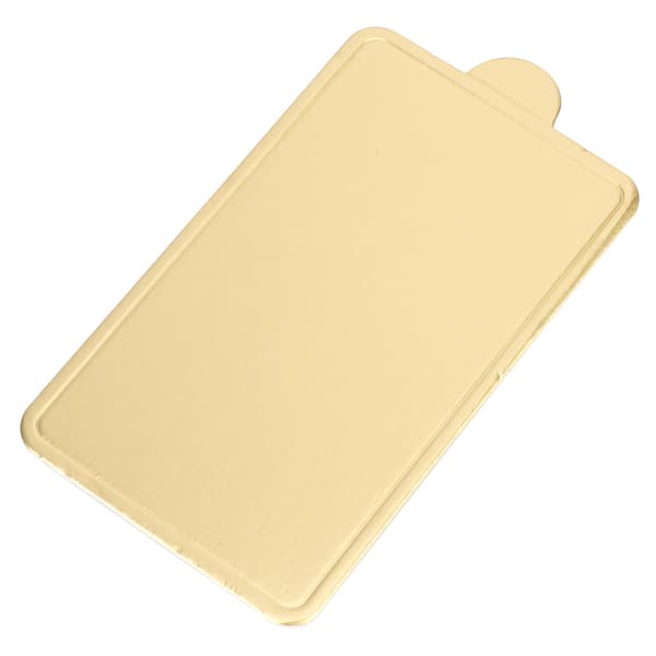 300 stk. Guld Rektangulær Mousse Kage Dessert Board Base Pap Bageværktøj 100x60mm