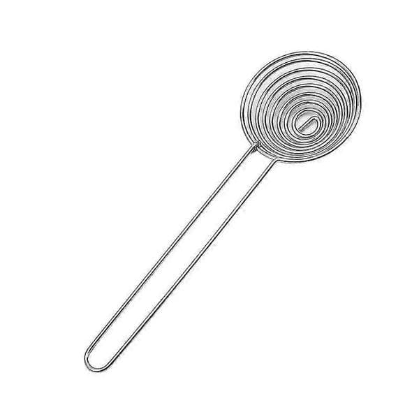 Egg White Separator Spiral-shaped with Long Handle 304 Stainless Steel Food Grade Yolk Filter for