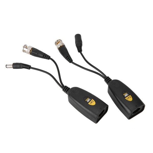 1 par 5 MP High Definition Video + Power Balun Transceiver Twisted Pair-sändare