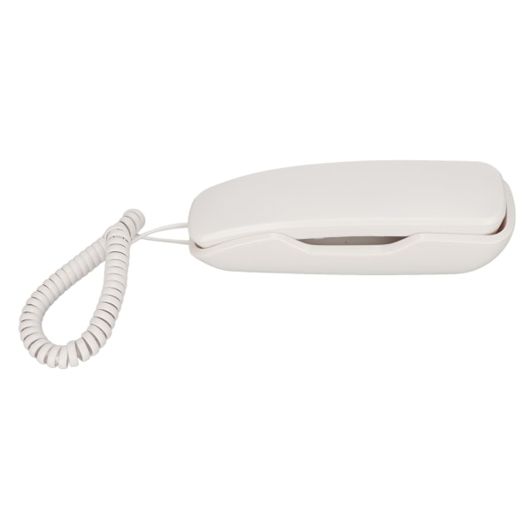 Veggmontert telefon Gjenoppringing Mute-funksjon Kablet telefon for hjemmekontor Hotel White