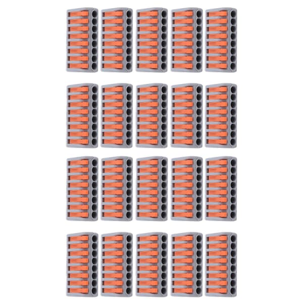 20 stk. Push Wire ledningsforbindelse Universal Quick Connect Terminal Blocks PCT-218