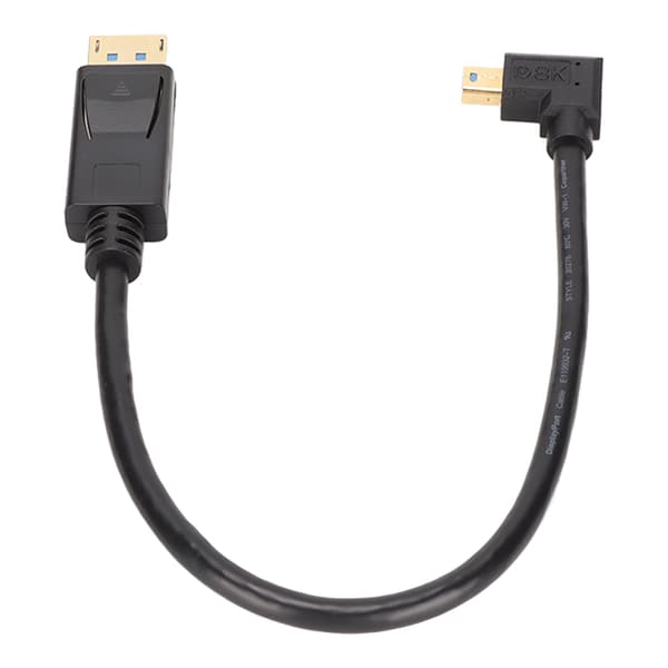 DP till Minidp-adapter Multifunktion Stöder 8K 60Hz 4K144Hz Dubbelriktad Överföring Mini DisplayPort-adapter Högerböjd