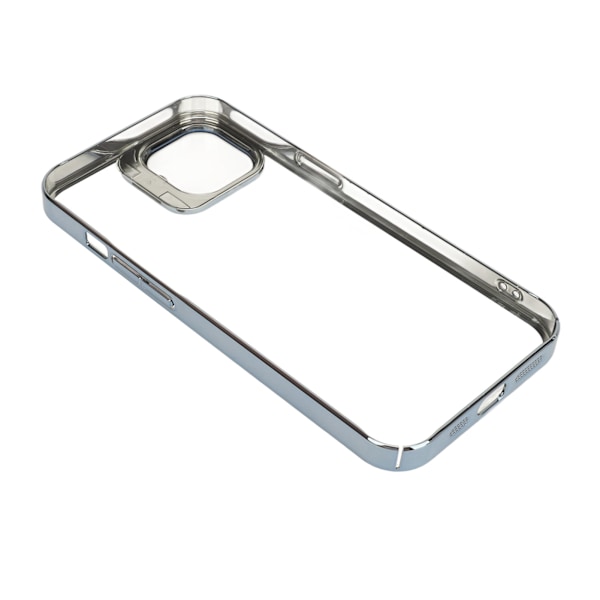 Magnetiskt mobilfodral Slim Shockproof mobilfodral med kameralinsskydd Stativ Hög transparens PC hårt skyddsfodral Blå för Iphone 14pro