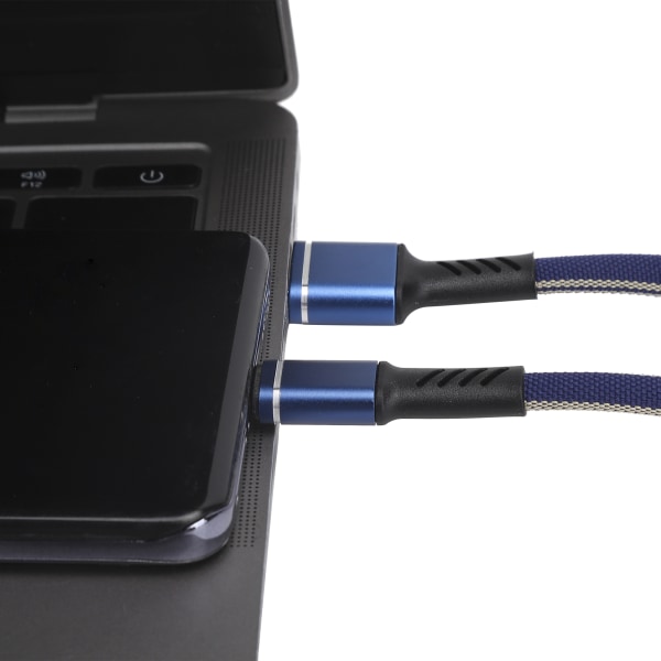 5A 1m intelligent hurtigopladning USB-kabel Dataoverførselsledning til IOS/Android MobiltelefonMicro