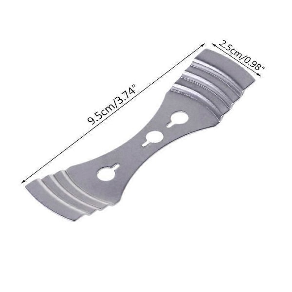 Metall Lysveke Sentreringsenhet, 3-Hulls Metall Lyskjernelampeholder Klips for Lyslaging Elskere (10 stk)