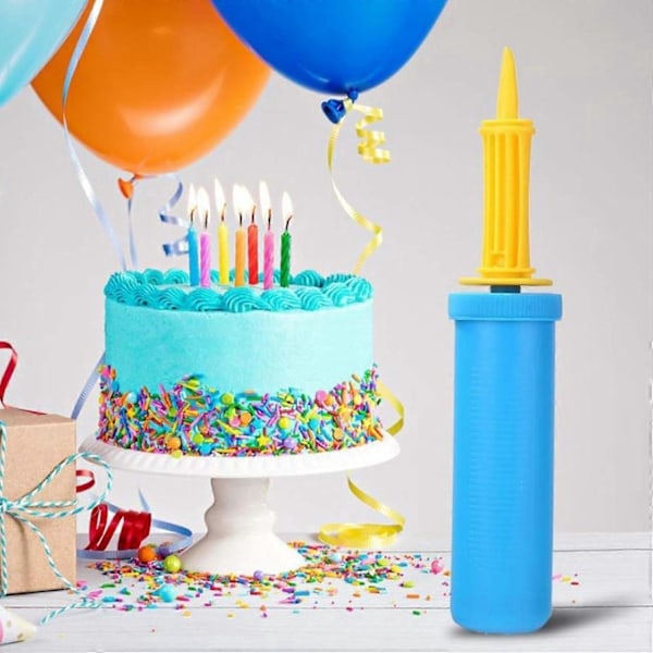 Lättviktig Luftpump Ballongpump Bärbar Luftpump för Latexballonger Bollar Fest Födelsedag Handpump