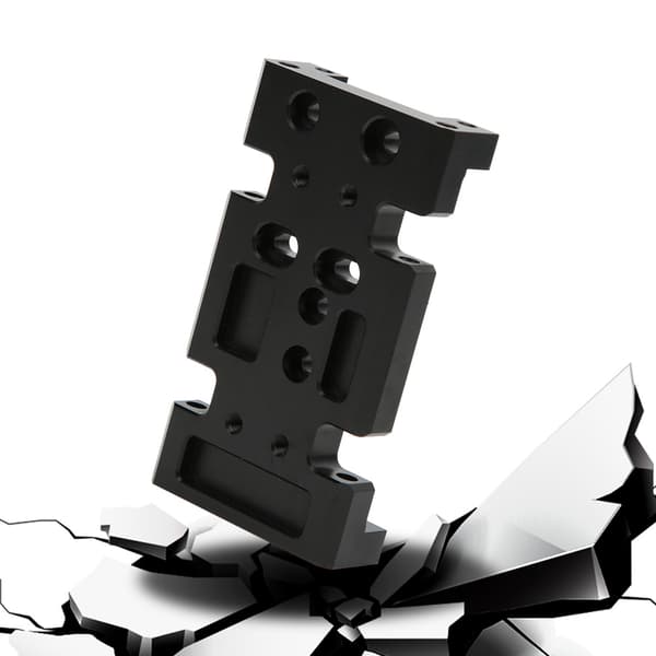 Bundplade/Split Gear Box Metal Bundplade til HSP94180 til D90 1:10 RC Crawler Bil