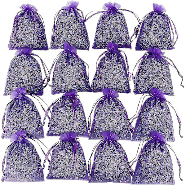 Natural Lavender Filled Bags - Insect & Moth Repellent (16pcs)