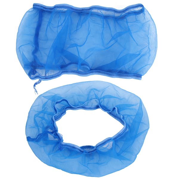 2 STK Fuglebur Cover Fuglebur Polyester Mesh Cover Frøfanger Universal Papegøjer Bur Tilbehør Blå S