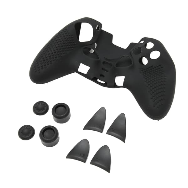 Game Controller Silikoneetui Blødt Skridsikkert Beskyttelsesetui med 8 Tommelfingergreb til PS5 Elite