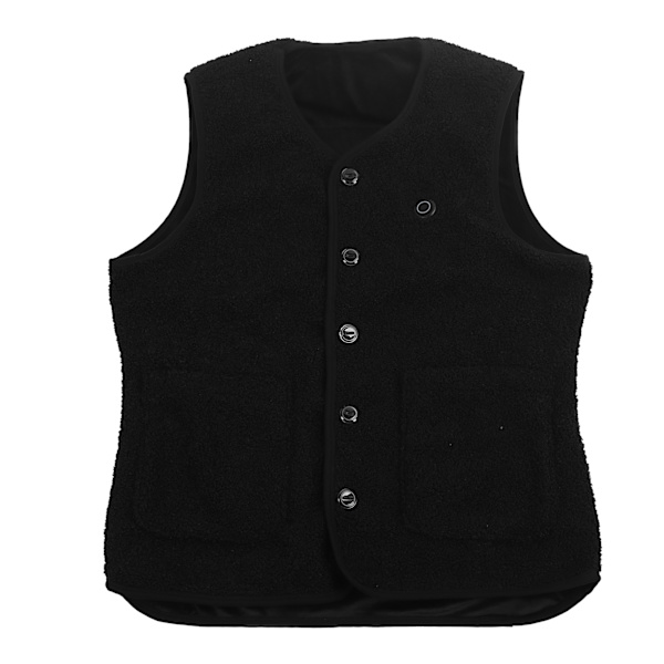 Lämmitetty liivi miehille ja naisille, 3 lämmitystasoa, 16 lämmitysaluetta, sähkölämmitysliivit, USB-ladattava talveen ulkoiluun, musta, 2XL