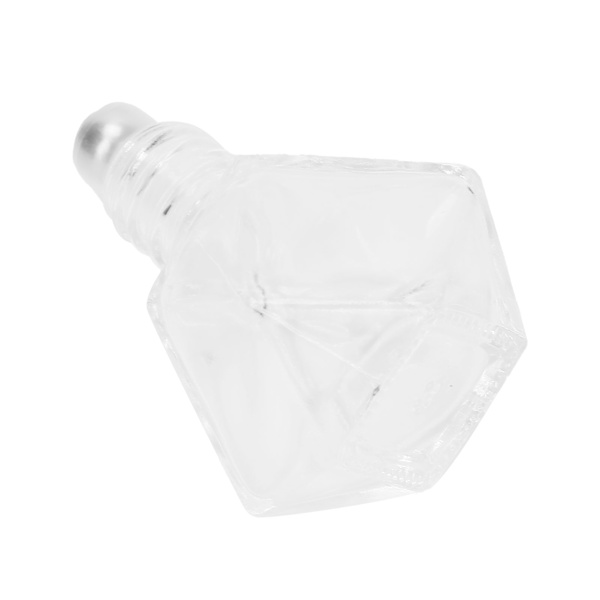 Professionell Glas Parfym Rollerflaska Bärbara Eterisk Olja Roll On Flaskor 8ML Svart Lock