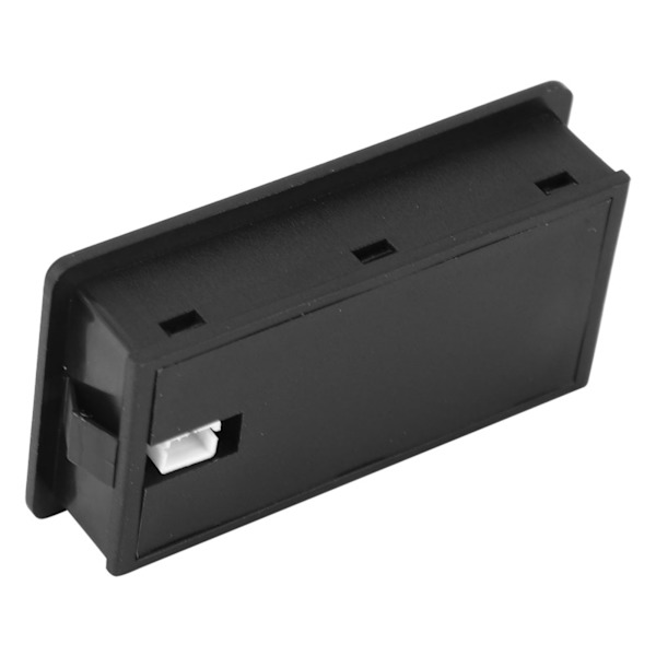 LCD 12V batterikapasitetsindikator Tester Litiumbatteri Universal Digital Display Voltmeter (10-100V hvit alarm)
