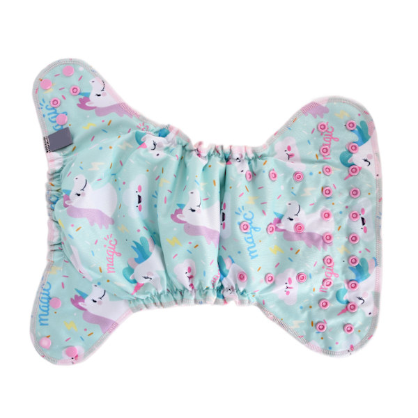Nyfödd All in One Blöja Andningsbar Naturlig One Size Baby All in One TygblöjaSMT090-EF144