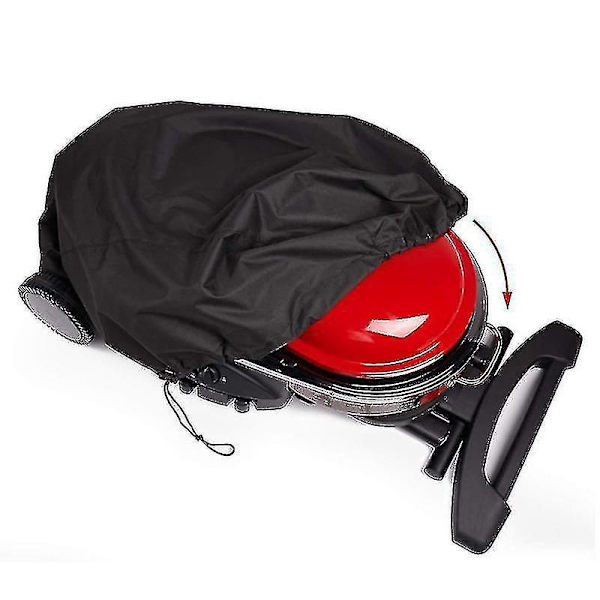 Bbq Rolling Cart Grill Cover til Weber Q2000 Q200 - 90*55*27cm