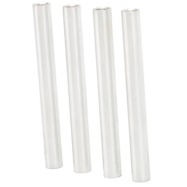 10 stk. aluminiumslegeringssøjle rund indvendig gevind afstandsstykker Fastgørelseselementer M4x0,7 mm lang 48 mm
