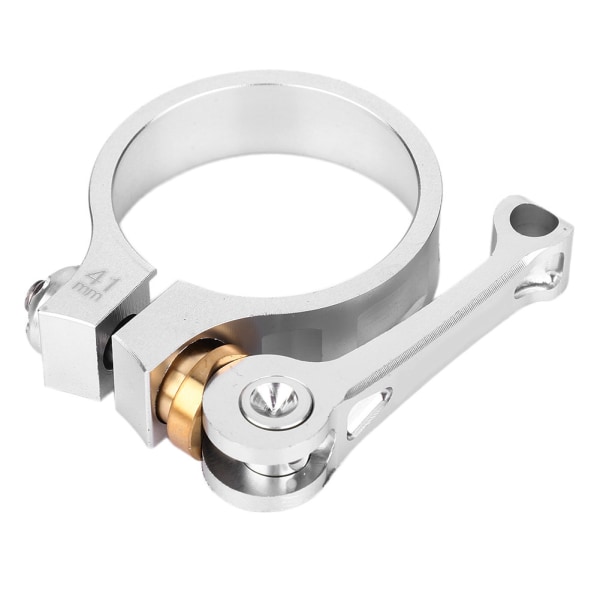CNC aluminiumlegering Quick Release Cykelsits Rör Clip Cykel Sadelstolps Clamp (silver)
