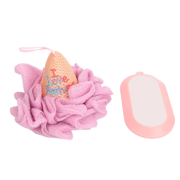 Baddusch Scrubber Hår Eraser Mesh Djuprengöring Finnät Bekväm massage Kroppstvätt Scrubber