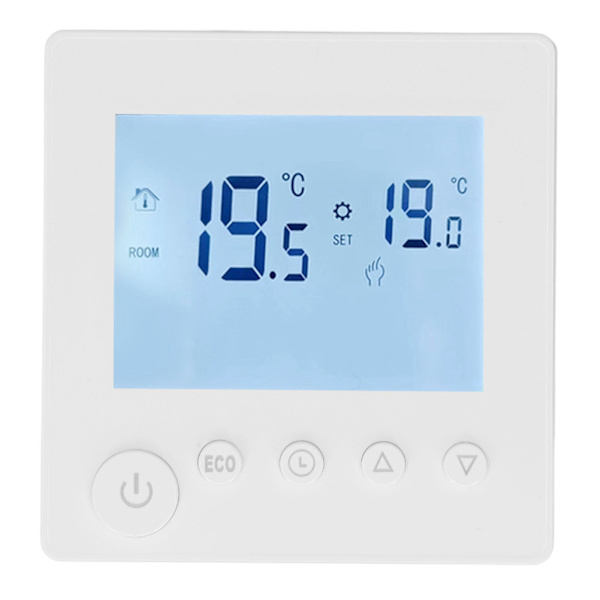 3A Vandvarmer Termostat med LCD ABS Intelligent Temperaturstyring til Hjem 95‑240V