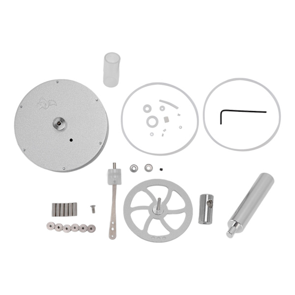 Lavtemperatur Stirling Motor Model Aluminium Fysisk Eksperimentel Motor Model Børneuddannelseslegetøj