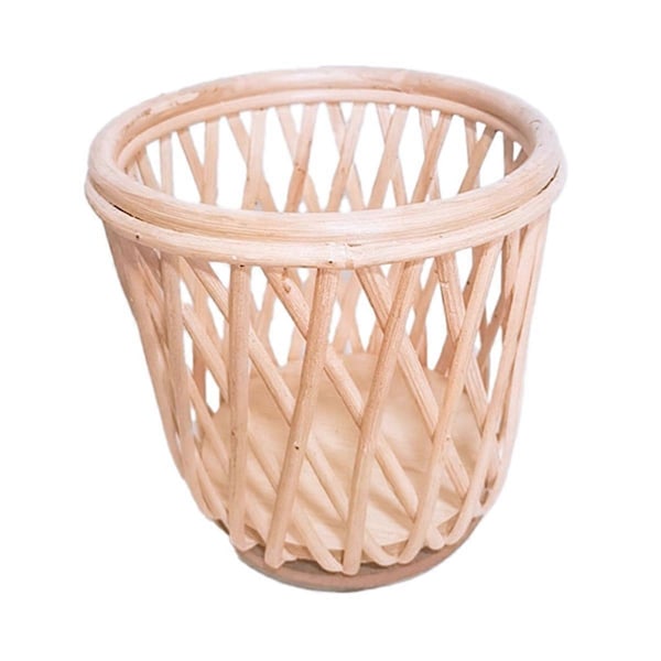 Planteholder i rattan med ben, vævet rattan - Plantestativ
