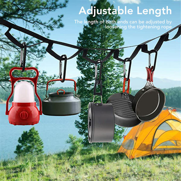 Monikäyttöinen Nylon Camping-vaatenauha