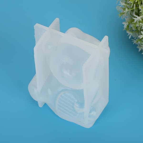 Kristall Silikon Djurform Aromaterapi Gipsform Dekoration DIY Hantverk Katt