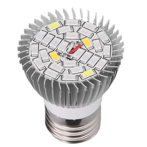 LED Grow Light Bulb Full Spectrum 28 LED E27 Socket Plant Light Pære til indendørs planter