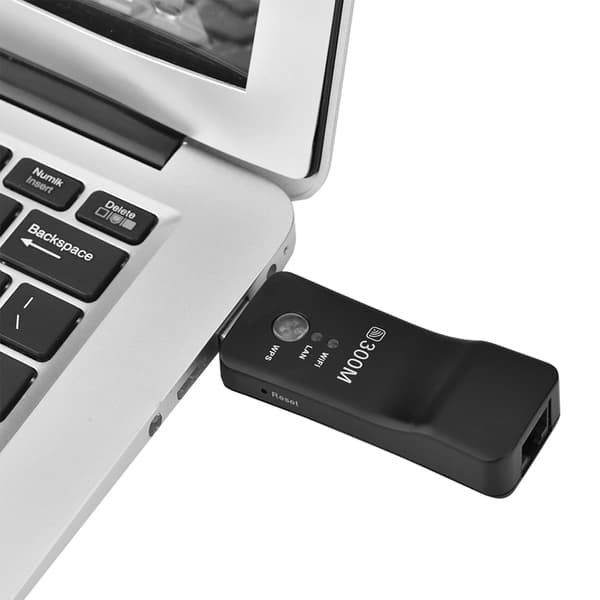 Mini 300M USB Trådlös Repeater Signal Amplifier AP WiFi Smart TV Nätverksadapter