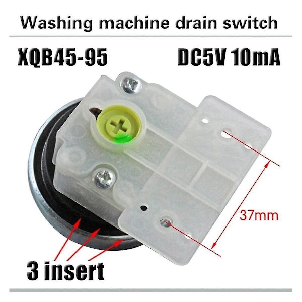 XQB45-95 DC5V 10mA Vaskemaskine Vandstandskontakt Vaskemaskine Vandstandssensor Automatisk