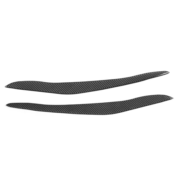 2stk kolfiber strålkastarögonbryn exteriör dekoration passar för X5 E70 2007-2013