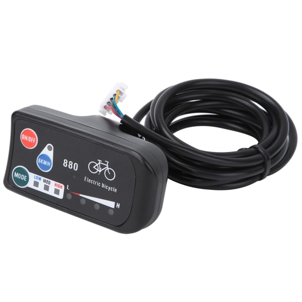 KT- LED880 Cykel til SM Normal Connector Kontrolpanel Display Meter Cykelmodifikation Elektrisk tilbehør