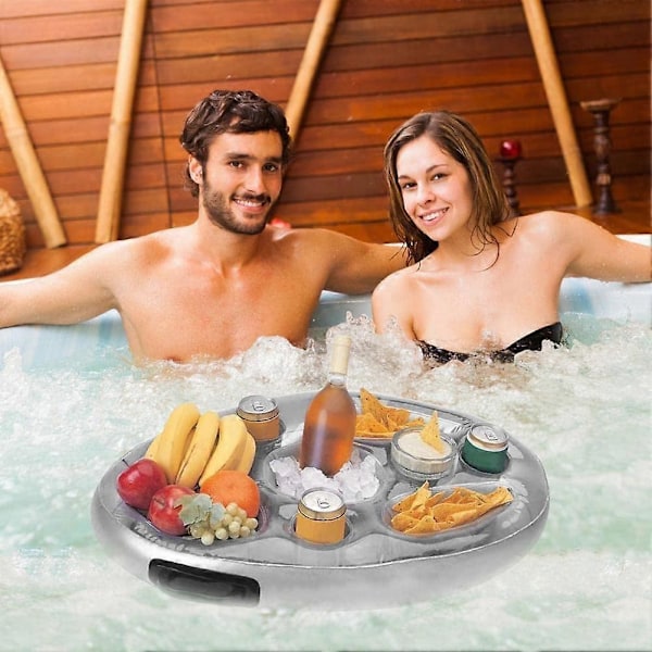 Pool Float Kopholder Oppustelig Strand Pool Bøje Oppustelig Jacuzzi Madras Pool Oppustelig Kopholder Svømmepøl