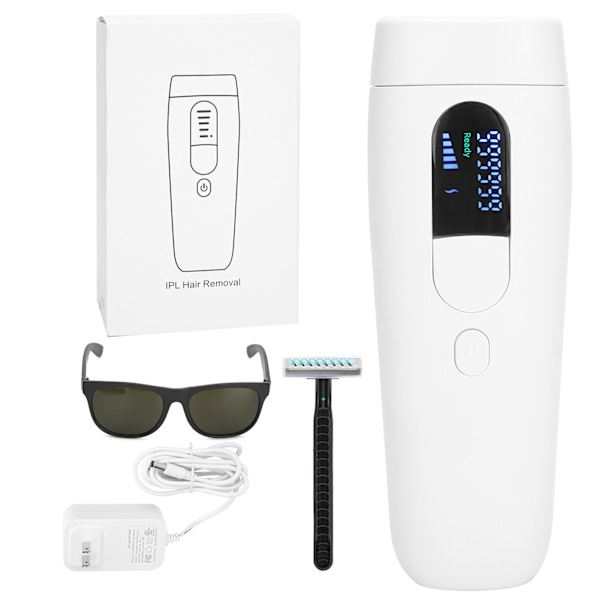 IPL Hårfjerning Smertefri Hårfjerningssystem Permanent Epilator til Hele Kroppen 110‑240VUS Stik