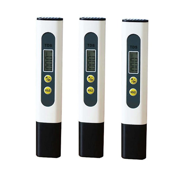Digital pH-måler med ATC - 4-i-1 pH/EC/TDS/Temperaturmåler - Høj præcisionspen-type tester - Vandkvalitetstester
