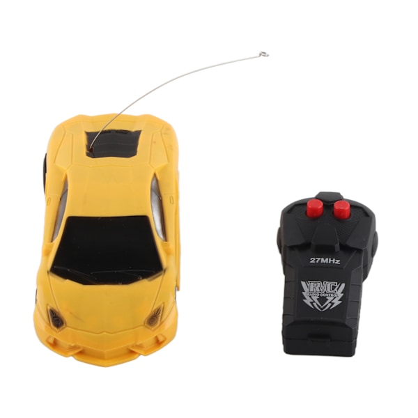 Kauko-ohjattava auto 2 kanavaa korkea simulointi nopea nopeus muodikas ulkoasu RC auto lapsille aikuisille keltainen