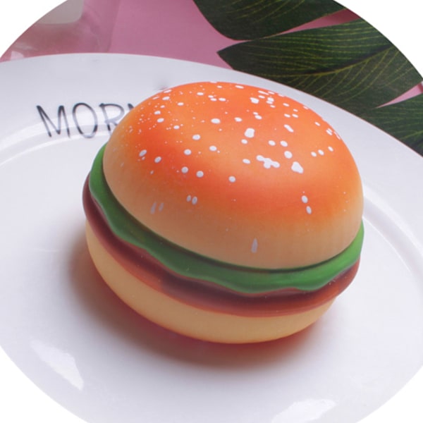 Klemme legetøj stress relief blød voksagtig langsom rebound squishies stress relief legetøj til afslapning hamburger