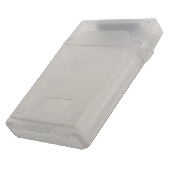 2,5 tommer harddiskopbevaringsboks ABS-materiale HDd SSD Støvtæt og antistatisk beskyttelseskasse (grå)