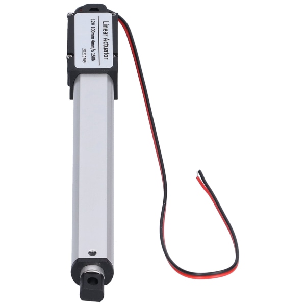 Lineaarinen toimilaite DC 12V 100mm sisäinen rajakytkin, hiljainen sähköinen mini lineaarinen toimilaite teollisuusmaatalouteen 4mm/s-150N