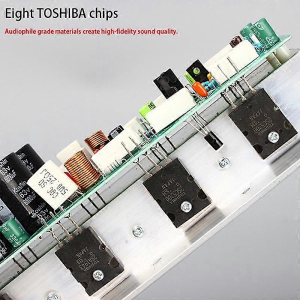 1943/5200 Dual Channel 800W Effektforstærker Board 400W+400W