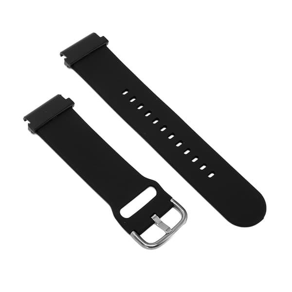 Udskiftningsarmbånd 20 mm Vandtæt Blød Quick Release Silikone Urrem til Garmin Fenix 7S Sort