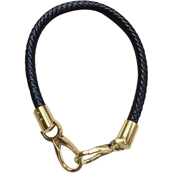 Sort læderhåndtaske skulderrem - 40cm (2 stk.)
