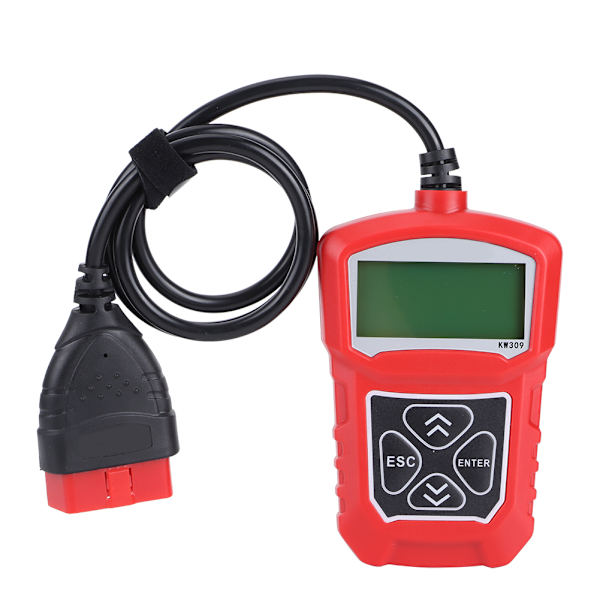 KW309 Bilskanner för motorfel, diagnostikinstrument, kodläsare, OBD2, automatiskt testverktyg
