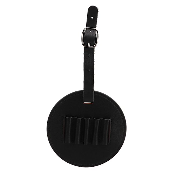 Golf Tee Holder Organizer Carrier Bærbar PU Læder Golf Tee Opbevaringspose til Golfspillere Mænd Kvinder Sort