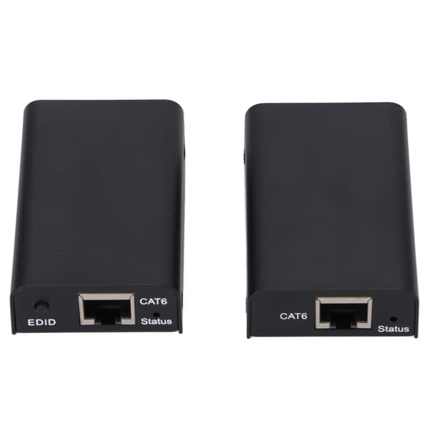HD Multimedia Interface Extender 1080P Cat6 Cat7 RJ45 PC Television Converter med EDID Copy 100‑240V UK-stik