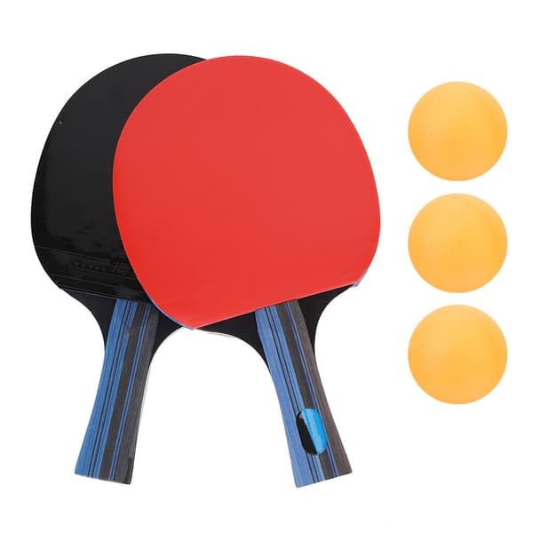 Student Träning Rakt Bordtennisracket Ping Pong Bollar Set Övning Sportutrustning